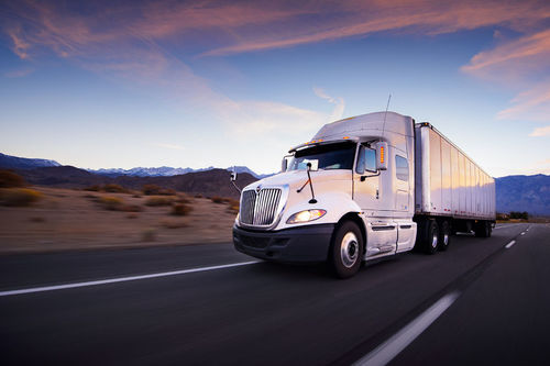 Image of a truck on a road